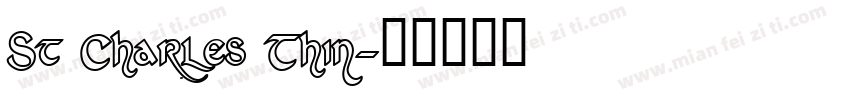 St Charles Thin字体转换